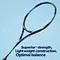 Ultra-light carbon racket 80g